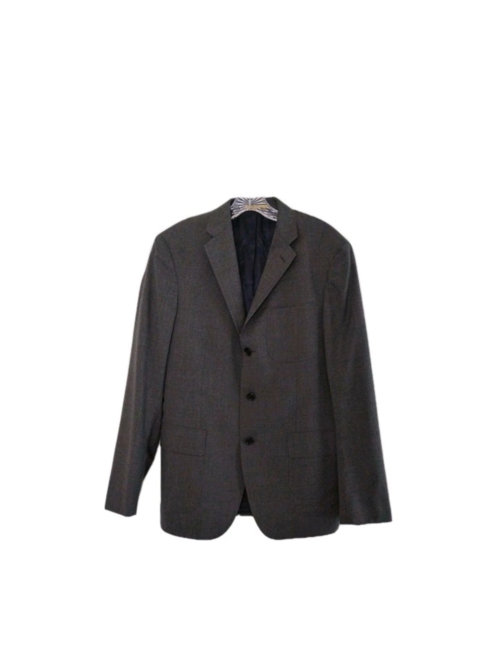 Polo Ralph Lauren Rugby Mens Grey Wool Italy Slim Blazer Sportcoat Jacket 40R